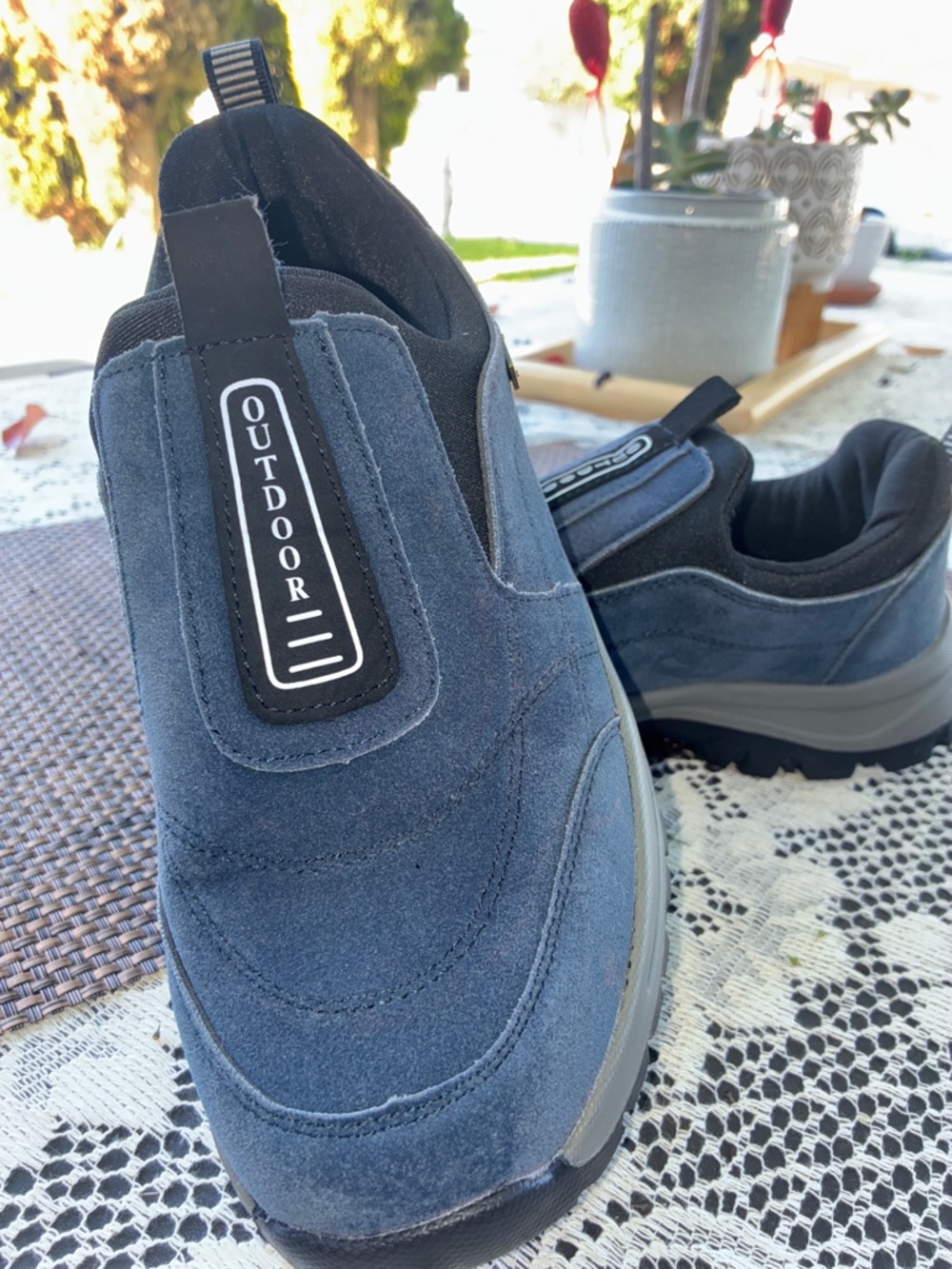 Sporto Navy Slip-On Outdoor Loafers for Men